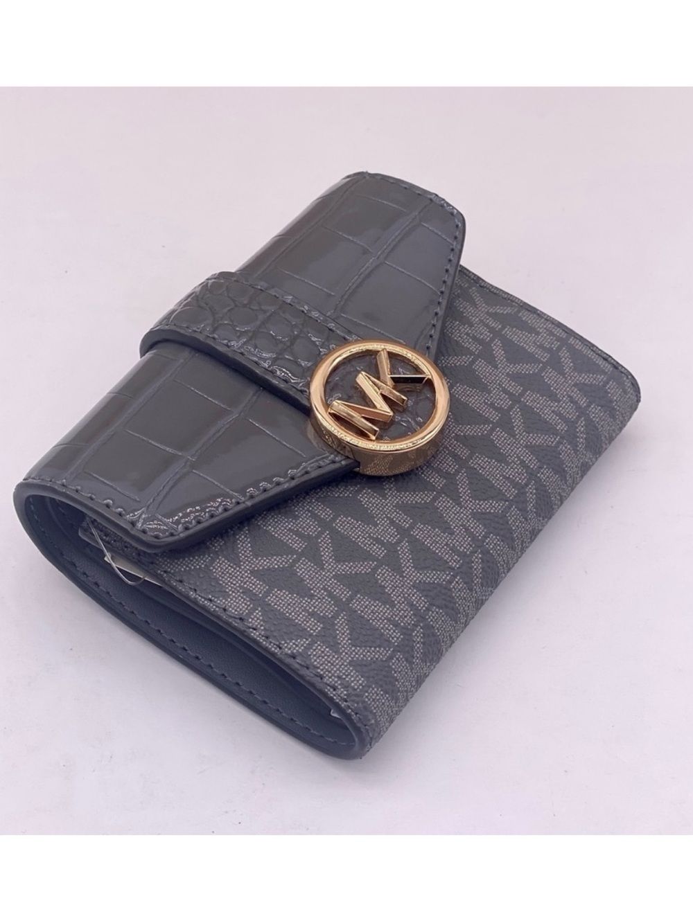 MICHAEL KORS CARMEN MEDIUM WALLET
HEATHER GREY MULTI